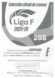 2023-24 Panini Finetwork Liga F #288 Maria Molina Back