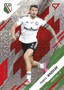 2023-24 SportZoo PKO BP Ekstraklasa Seria 1 - Red Stripes #022 Pawel Wszolek Front