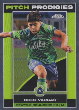 2023 Topps Chrome MLS #4 Obed Vargas Front