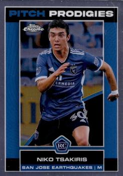 2023 Topps Chrome MLS #100 Niko Tsakiris Front