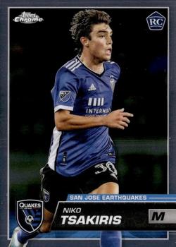 2023 Topps Chrome MLS #161 Niko Tsakiris Front