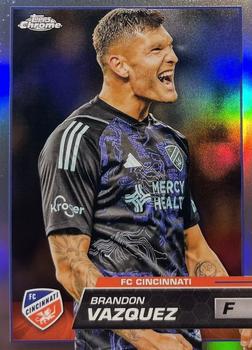 2023 Topps Chrome MLS #92 Brandon Vazquez Front