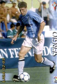 2002-03 Panini Liga Megafichas #98 Sergio Front