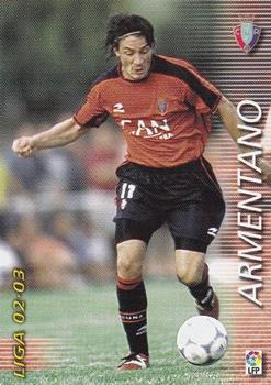2002-03 Panini Liga Megafichas #214 Armentano Front