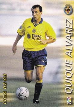 2002-03 Panini Liga Megafichas #348 Quique Alvarez Front