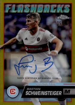 2023 Topps Chrome MLS - Autographs Gold Refractor #155 Bastian Schweinsteiger Front