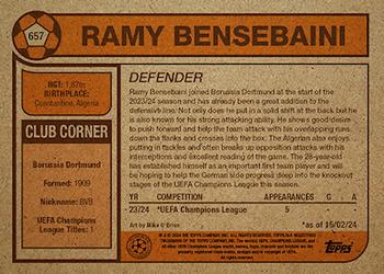 2024 Topps Living UEFA Club Competitions #657 Ramy Bensebaini Back