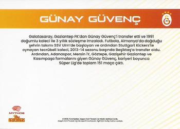 2023-24 Mythos Galatasaray #NNO Gunay Guvenc Back