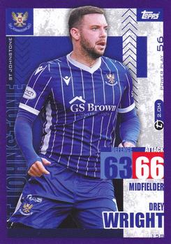2023-24 Topps Match Attax SPFL - Electric Purple Border #158 Drey Wright Front