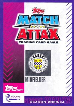 2023-24 Topps Match Attax SPFL - Electric Purple Border #173 Alex Gogić Back