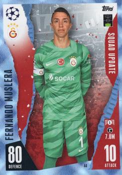 2023-24 Topps Match Attax UEFA Club Competitions Extra - Blue Crystal #44 Fernando Muslera Front