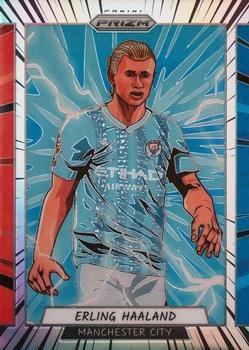 2023-24 Panini Prizm Premier League - Manga #1 Erling Haaland Front