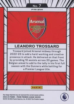 2023-24 Panini Prizm Premier League - Manga #7 Leandro Trossard Back