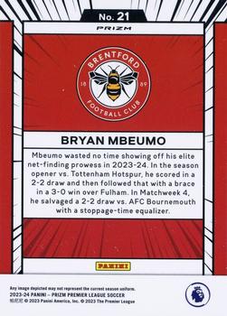 2023-24 Panini Prizm Premier League - Manga #21 Bryan Mbeumo Back