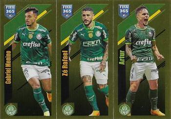 2024 Panini FIFA 365 Stickers #43a/43b/43c Gabriel Menino / Zé Rafael / Artur Front