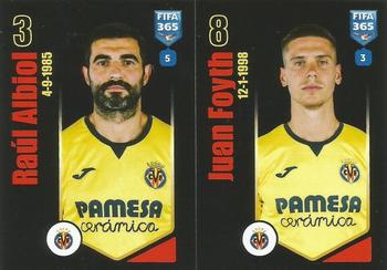 2024 Panini FIFA 365 Stickers #186a/186b Raúl Albiol / Juan Foyth Front