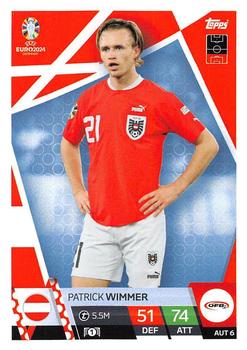 2024 Topps Match Attax Euro 2024 Germany #AUT6 Patrick Wimmer Front