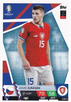 2024 Topps Match Attax Euro 2024 Germany #CZE3 David Jurásek Front