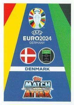 2024 Topps Match Attax Euro 2024 Germany #DEN18 Jonas Wind Back