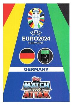 2024 Topps Match Attax Euro 2024 Germany #GER18 Youssoufa Moukoko Back