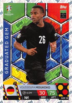 2024 Topps Match Attax Euro 2024 Germany #GER18 Youssoufa Moukoko Front