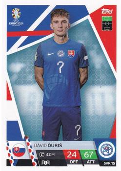 2024 Topps Match Attax Euro 2024 Germany #SVK15 Dávid Ďuriš Front