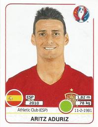 2016 Panini UEFA Euro Stickers - Update Set #371x Aritz Aduriz Front