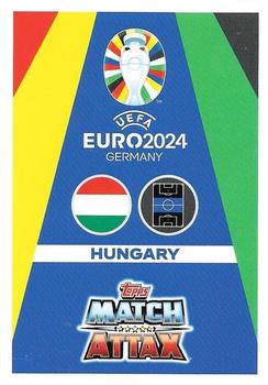 2024 Topps Match Attax Euro 2024 Germany - Limited Edition #LE11 Dominik Szoboszlai Back