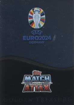 2024 Topps Match Attax Euro 2024 Germany - Golden Treasure #GT5 Xavi Simons Back
