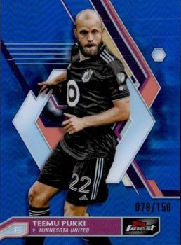 2023 Finest MLS - Blue Refractor #11 Teemu Pukki Front