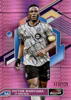 2023 Finest MLS - Pink Prism Refractor #2 Victor Wanyama Front