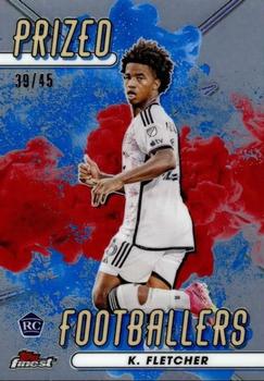 2023 Finest MLS - Prized Footballers Fusions Variation Blue/Red #PFF-2 Kristian Fletcher Front