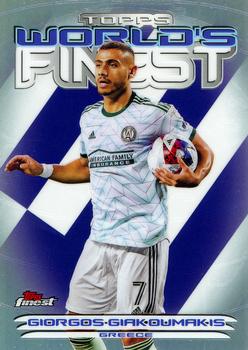 2023 Finest MLS - 2000 Topps World's Finest #WF-7 Giorgos Giakoumakis Front