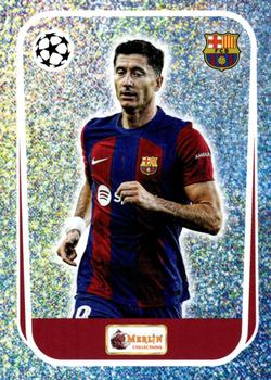 2023-24 Merlin Heritage UEFA Club Competitions #099 Robert Lewandowski Front