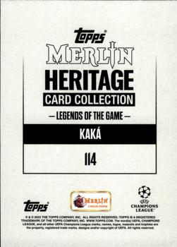 2023-24 Merlin Heritage UEFA Club Competitions #114 Kaká Back