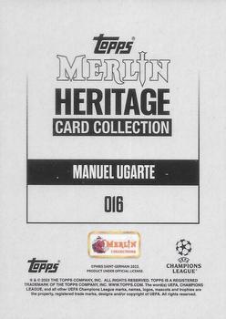 2023-24 Merlin Heritage UEFA Club Competitions - Blue #016 Manuel Ugarte Back
