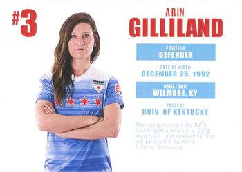2017 Chicago Red Stars #NNO Arin Gilliland Back
