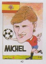1990 Pronostocos Los Grandes del Futbol Mundial (1930-1990) #42 Miguel Gonzalez Front