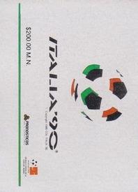 1990 Pronostocos Los Grandes del Futbol Mundial (1930-1990) #93 Jan Tomaszewski Back