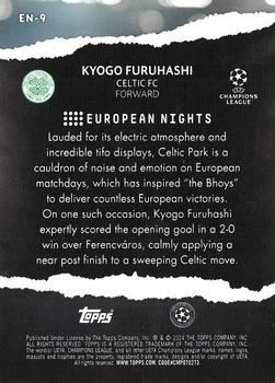 2023-24 Topps UEFA Club Competitions - European Nights #EN-9 Kyogo Furuhashi Back