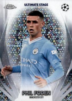 2023-24 Topps UEFA Club Competitions - Ultimate Stage Chrome #USC-34 Phil Foden Front