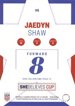 2024 Parkside USWNT SheBelieves Cup #6 Jaedyn Shaw Back