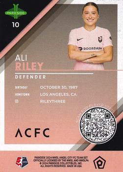 2024 Parkside Angel City FC #10 Ali Riley Back
