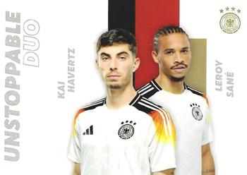 2024 Panini DFB Team-Set 2024 - Unstoppable Duo #DUO-07 Kai Havertz / Leroy Sané Front