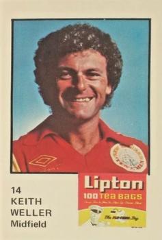 1979 Lipton Tea New England Tea Men #14 Keith Weller Front