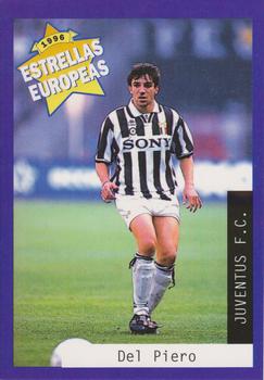 1996 Panini Estrellas Europeas #22 Del Piero Front