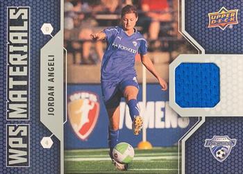 2011 Upper Deck MLS - WPS Materials #W-JA Jordan Angeli Front