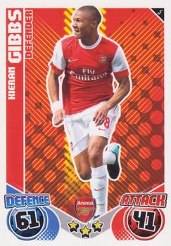 2010-11 Topps Match Attax Premier League #5 Kieran Gibbs Front