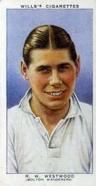 1939-40 Wills's Association Footballers #47 Ray Westwood Front