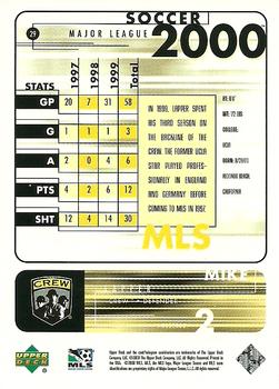 2000 Upper Deck MLS #29 Mike Lapper Back